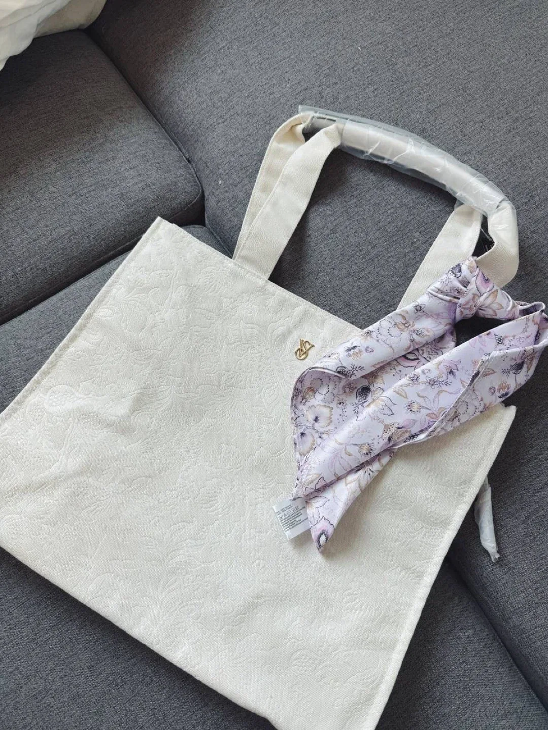 Floral-Embossed Tote Bag , Victoria Secret image indicator(3)