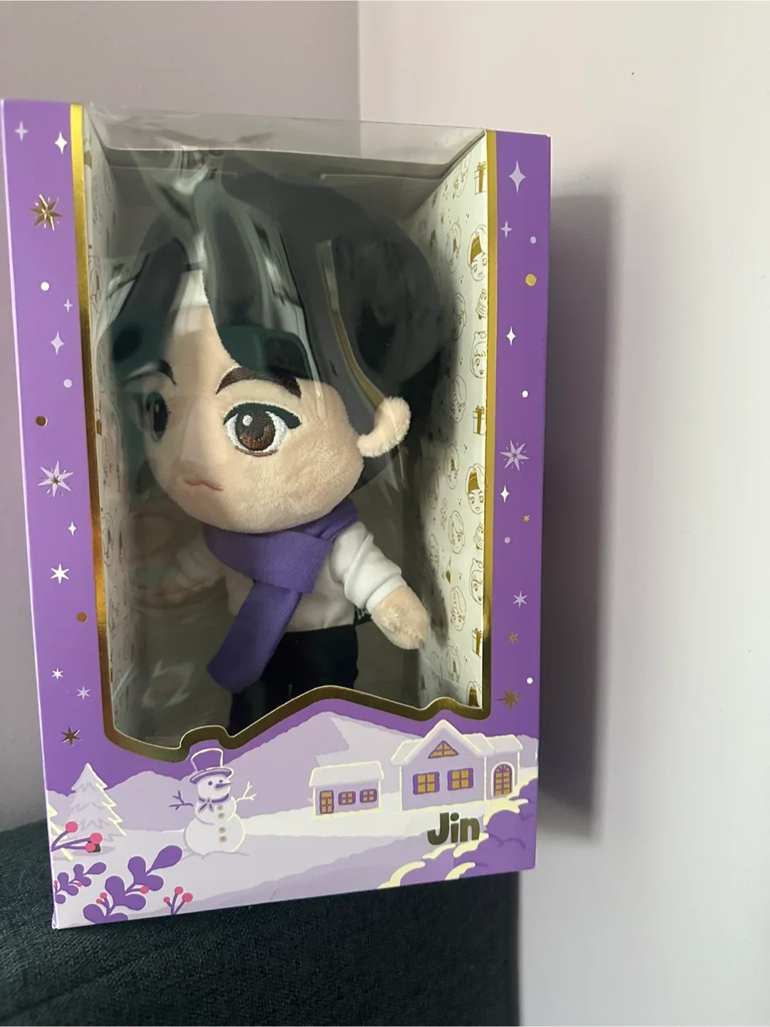 BTS Jin Winter Plush Doll - New in Box!