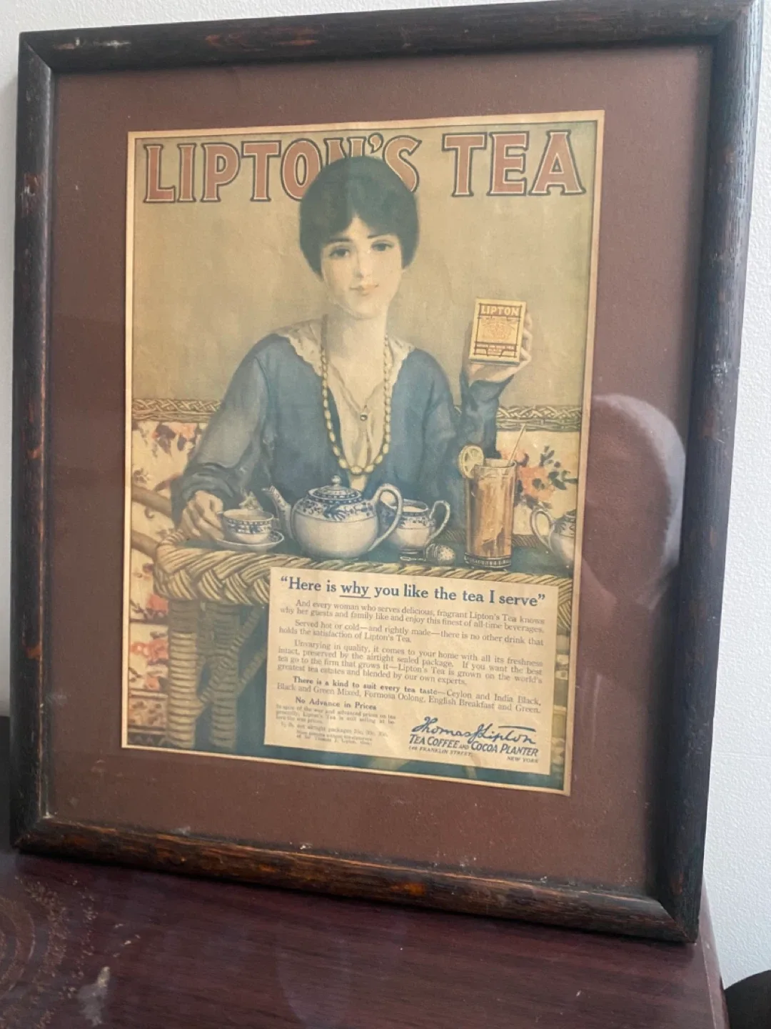 Vintage Jell-O & Lipton's Tea Framed Prints image indicator(2)
