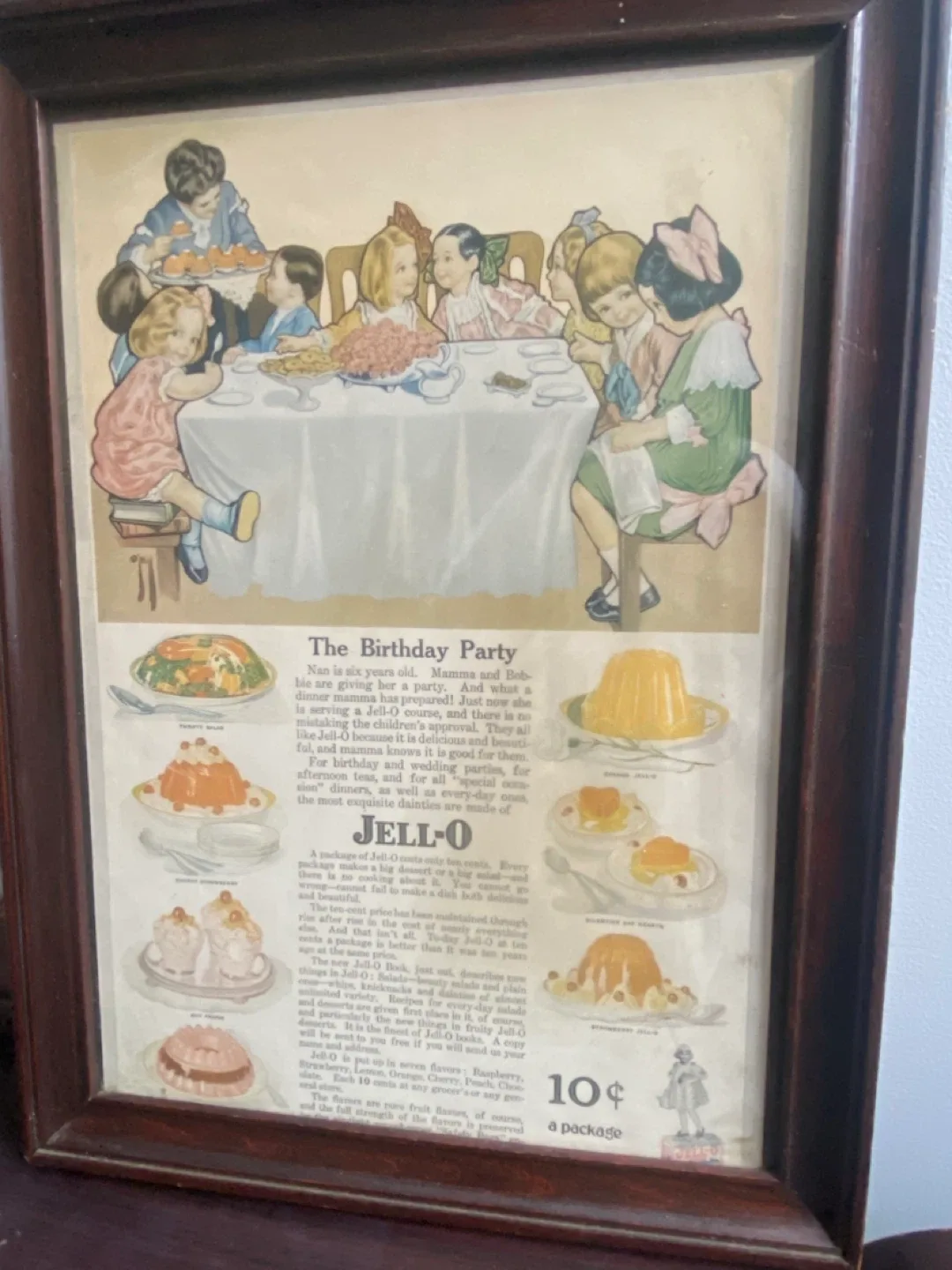 Vintage Jell-O & Lipton's Tea Framed Prints