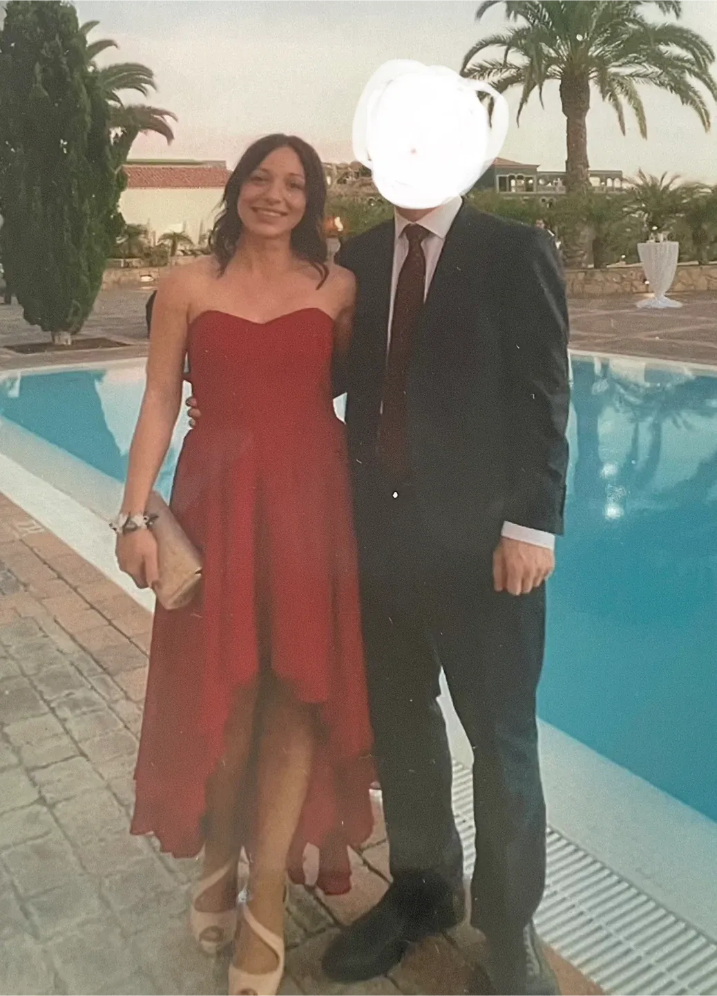 Swing Red Strapless Hi-Lo Dress #Cleanout image indicator(5)