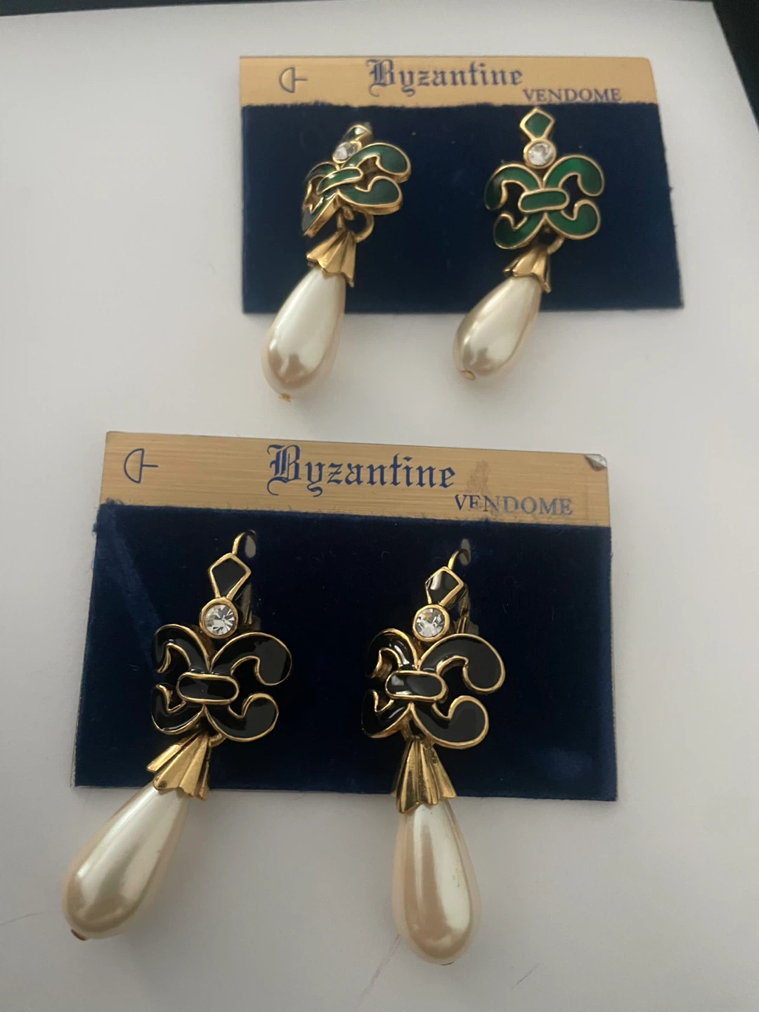 Designer Byzantine Vendome Drop Earrings - photo 4
