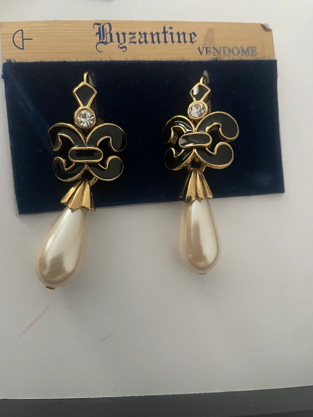 Designer Byzantine Vendome Drop Earrings - photo 3