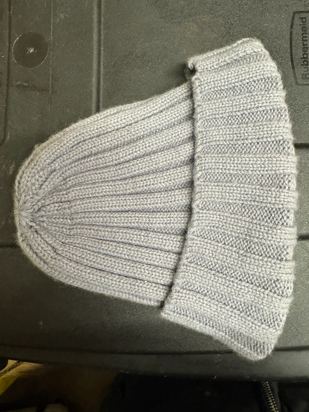 Gray Knit Beanie