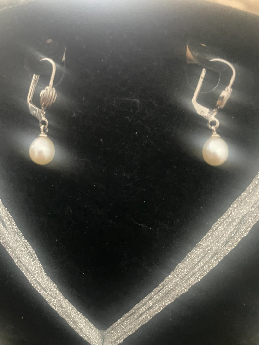 Natural Pearl Necklace & Earrings Set - photo 3
