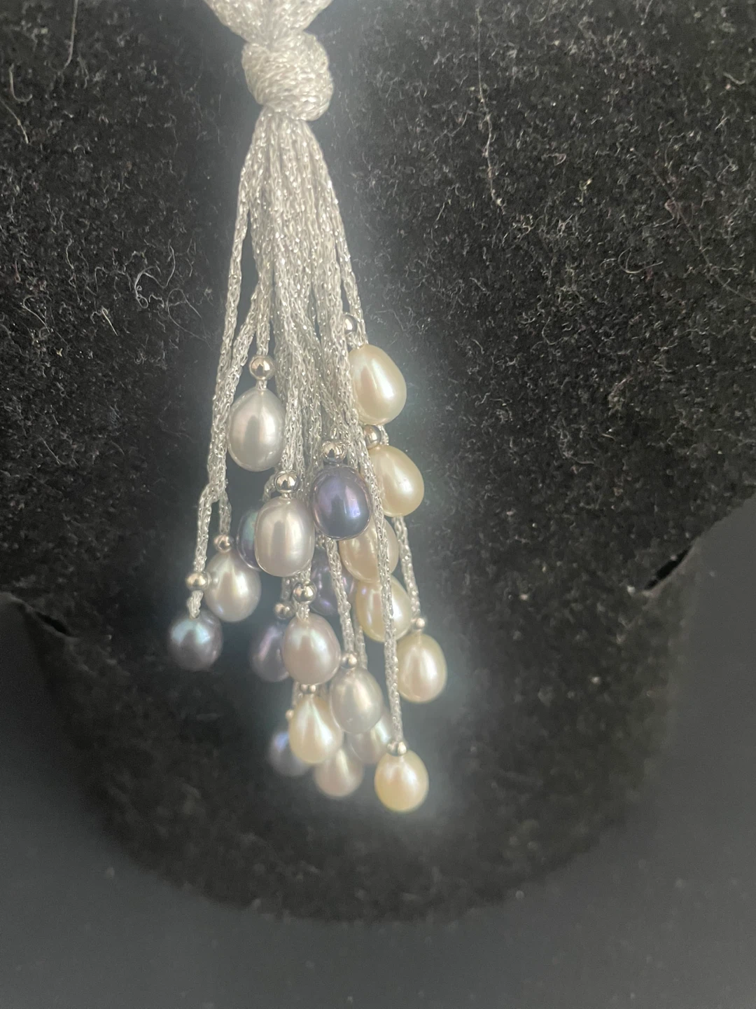 Natural Pearl Necklace & Earrings Set - photo 5