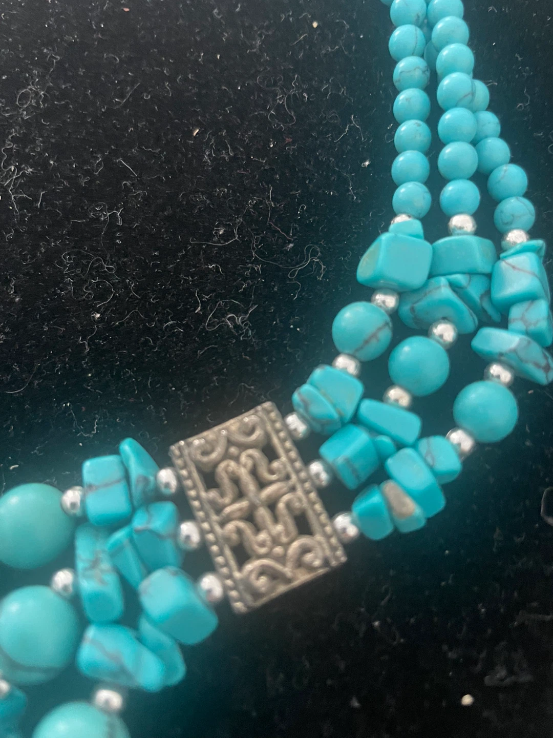 genuine Turquoise Beaded Necklace - photo 3