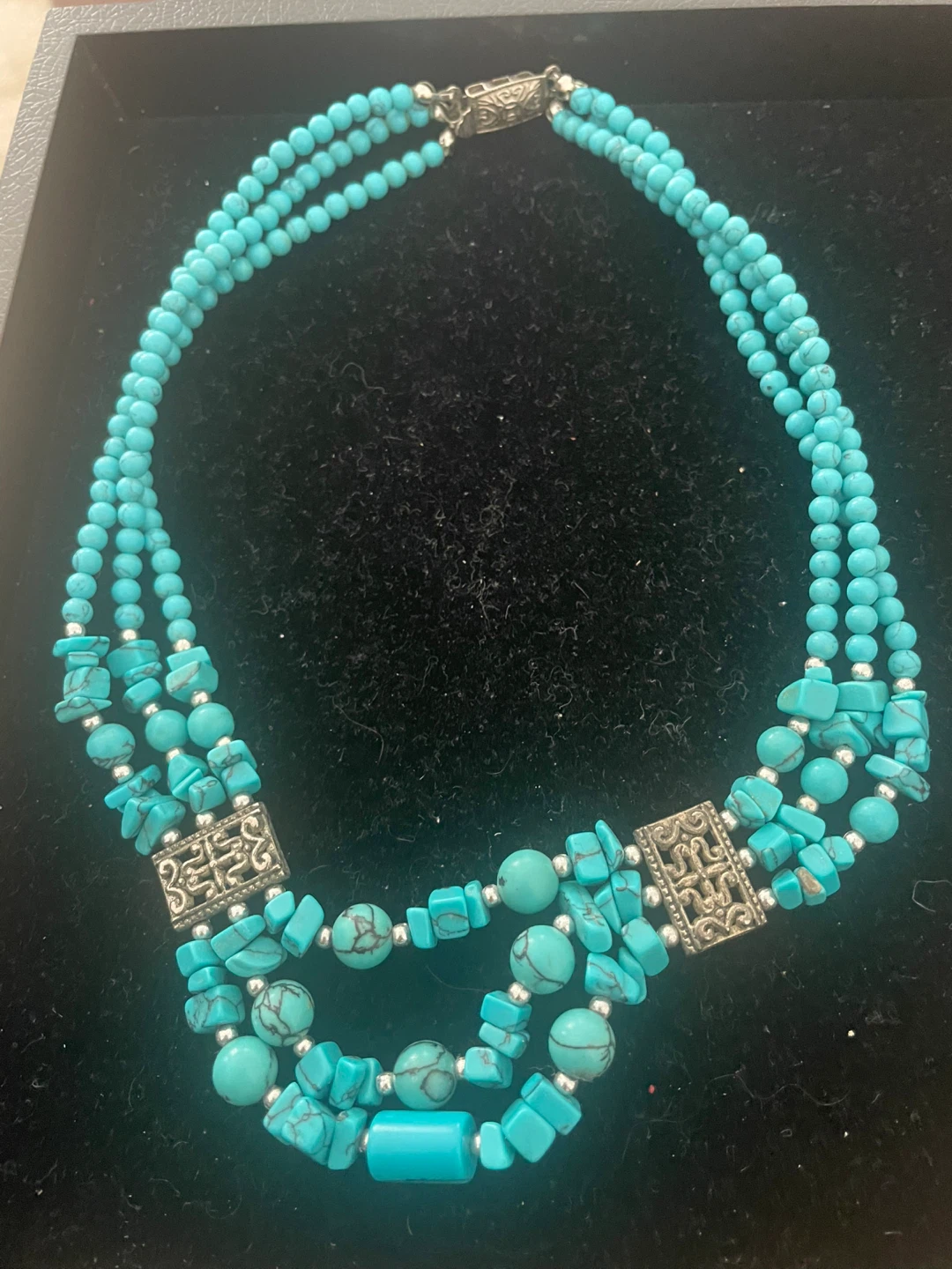 genuine Turquoise Beaded Necklace - photo 2