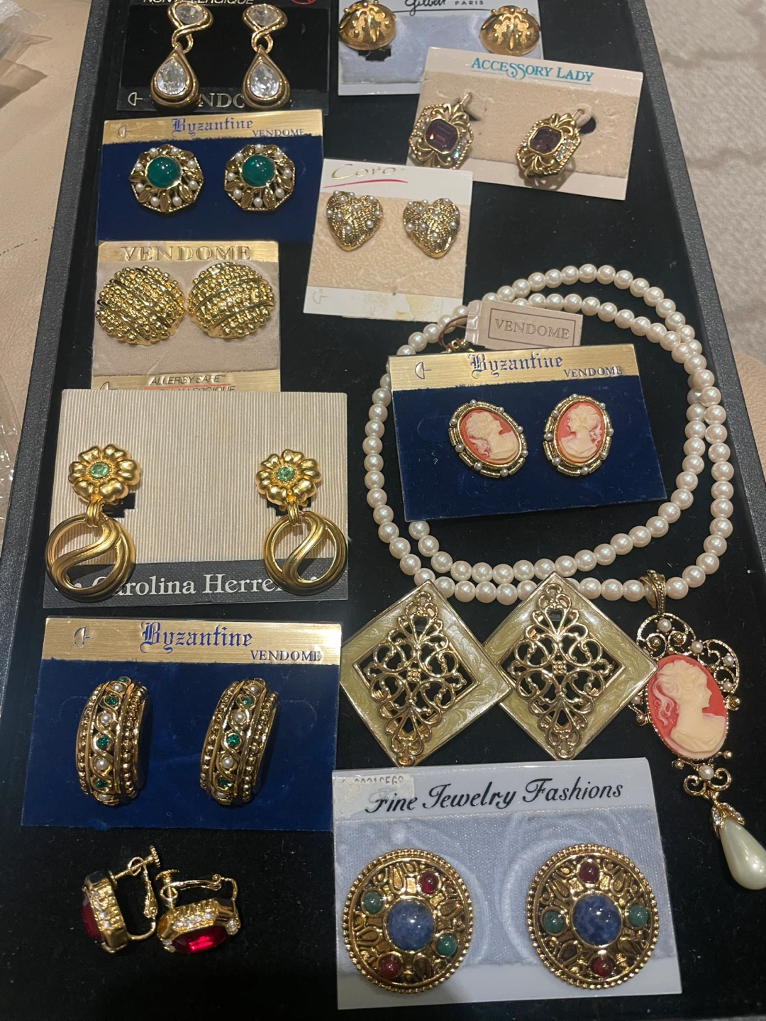 Vintage Vendome, Carolina Herrera, Byzantine Earrings - photo 4