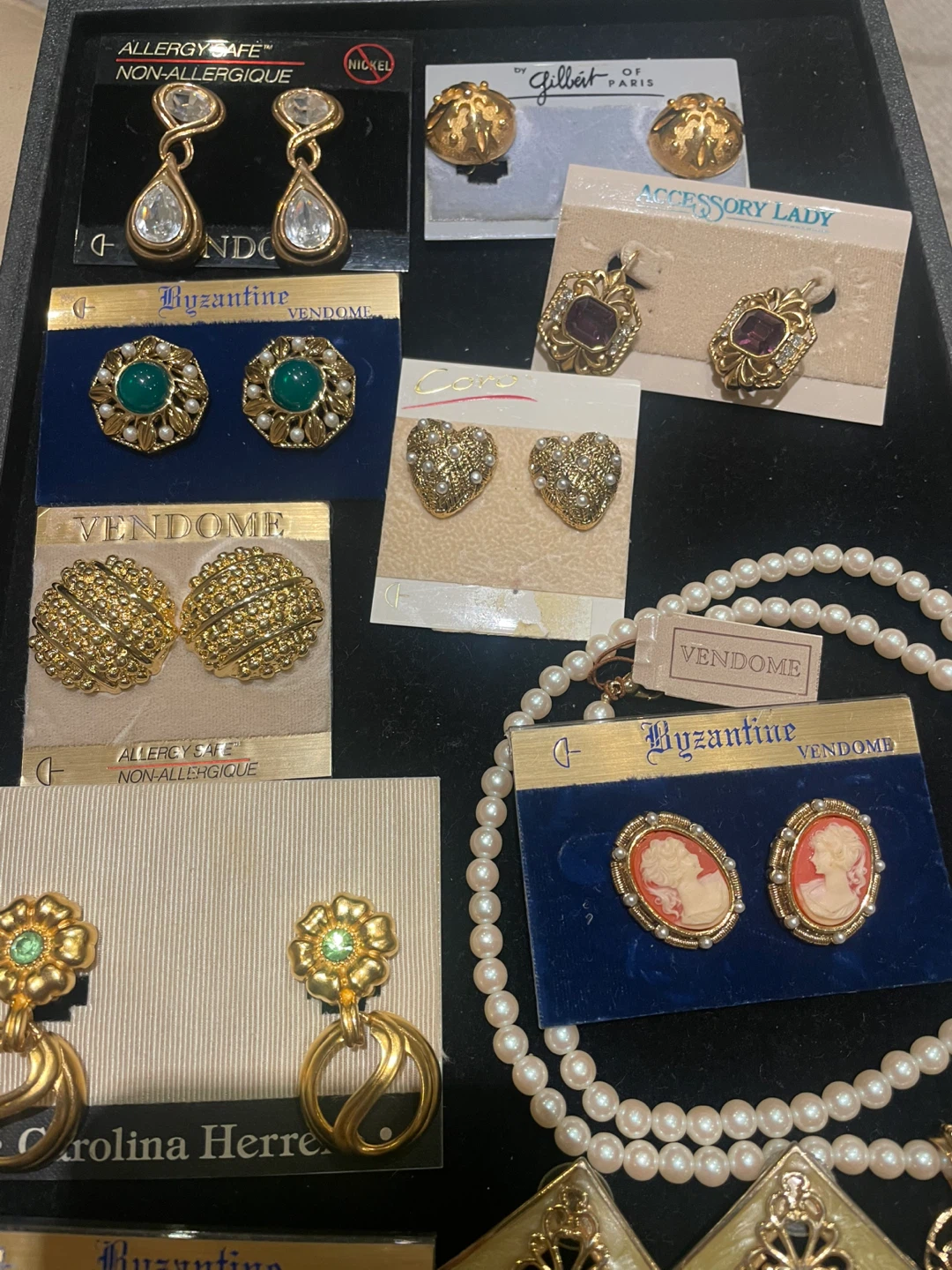 Vintage Vendome, Carolina Herrera, Byzantine Earrings - photo 5