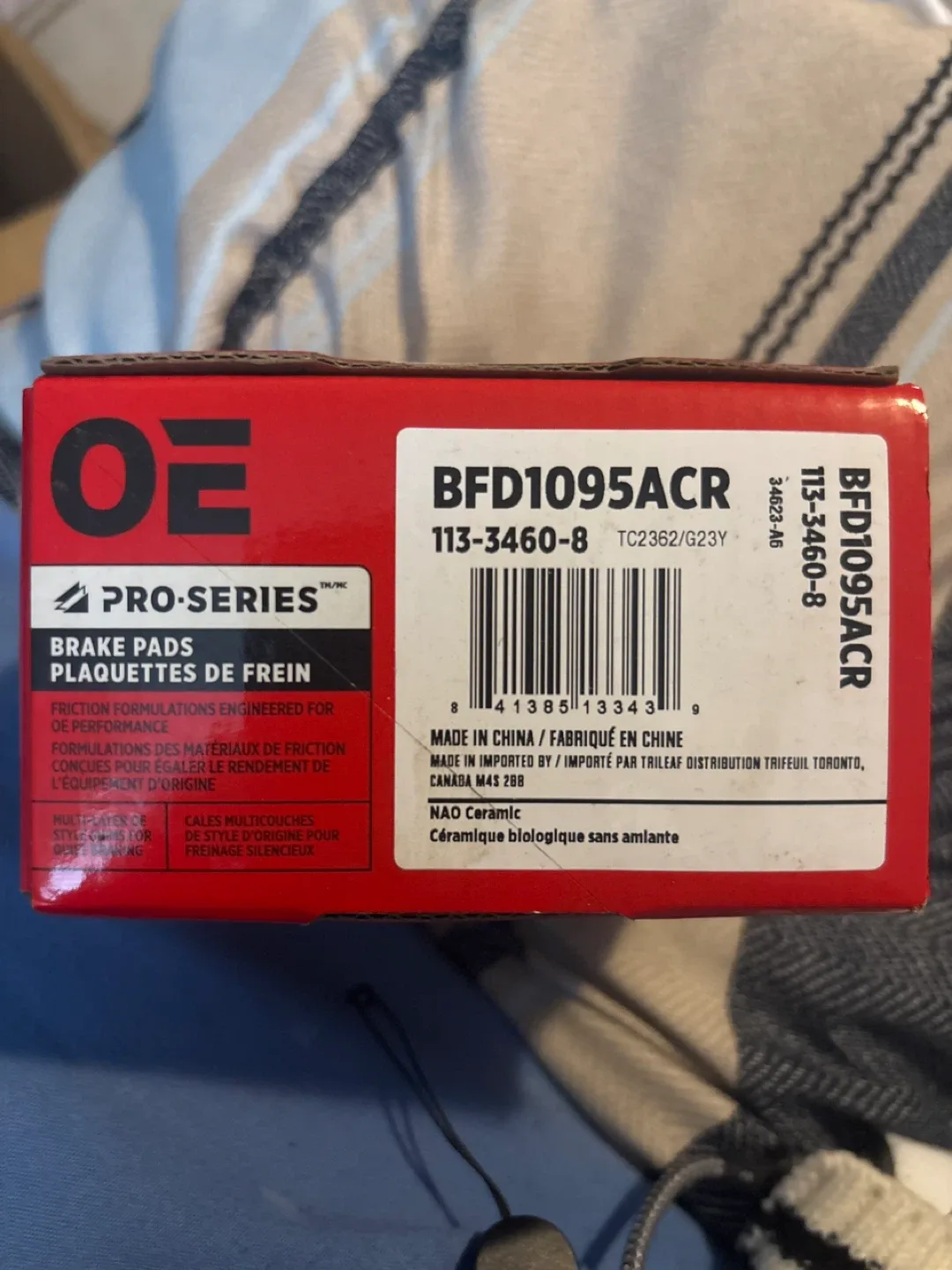 OE Pro-Series BFD1095ACR Brake Pads image indicator(2)