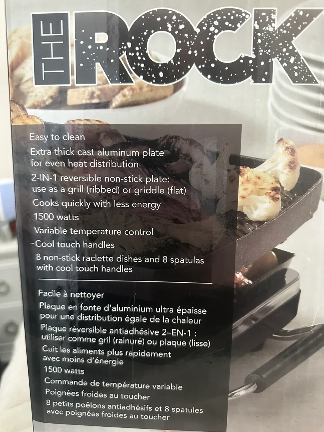 #Cleanout The Rock 8-Person Reversible Party Grill image indicator(2)