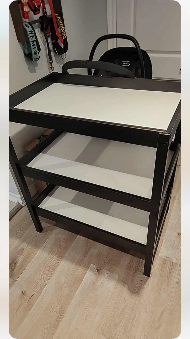 Black and White Changing Table