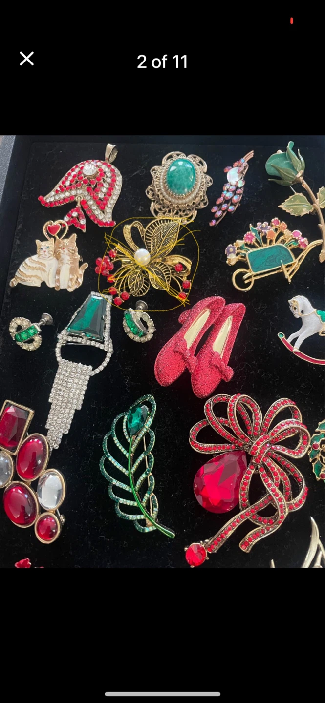 Stunning Vintage Floral Brooches - photo 2