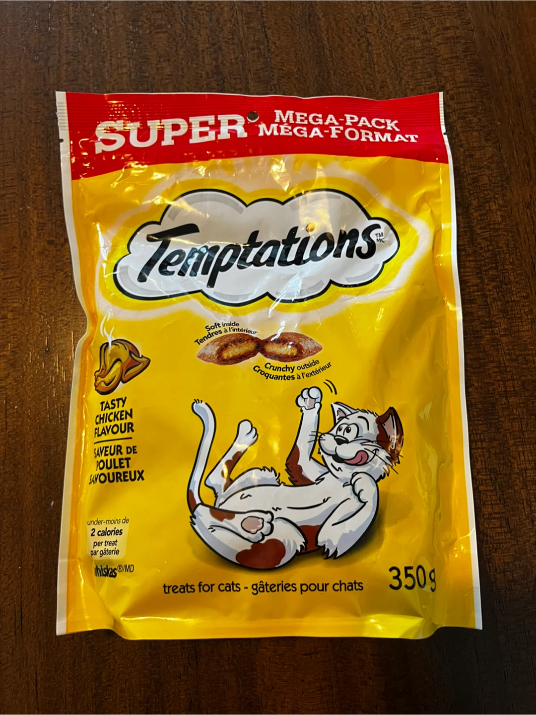 Temptations Tasty Chicken Flavour Cat Treats, 350g