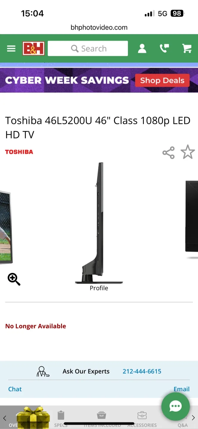 Toshiba 46" 1080p LED TV (Monitor Use Only) + Z10 Media Streamer image indicator(10)