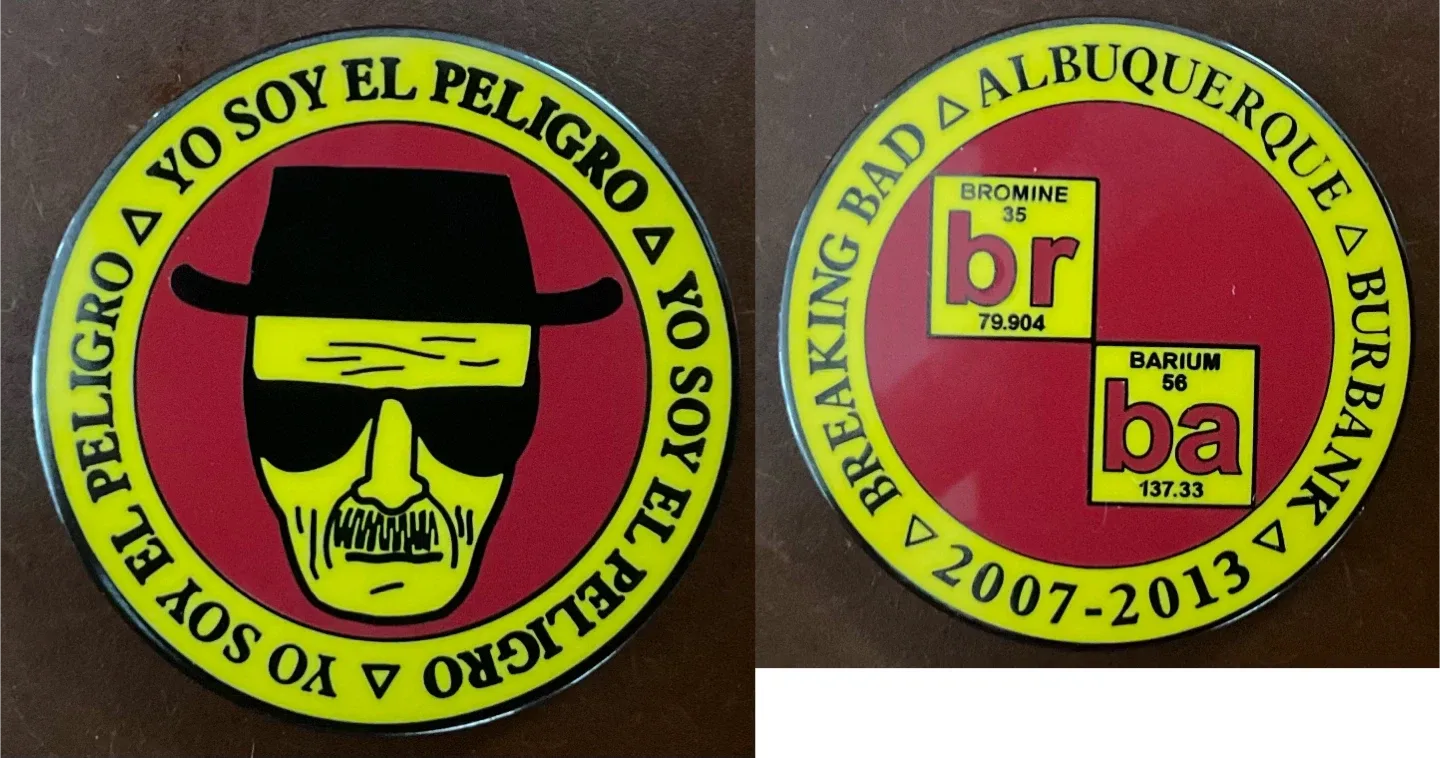 Breaking Bad "Yo Soy El Peligro" Challenge Coin