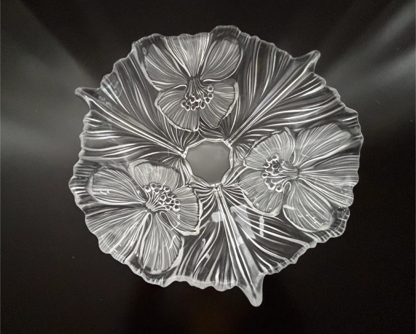 Vintage Mikasa Frost Crystal Floral Bowl image indicator(2)