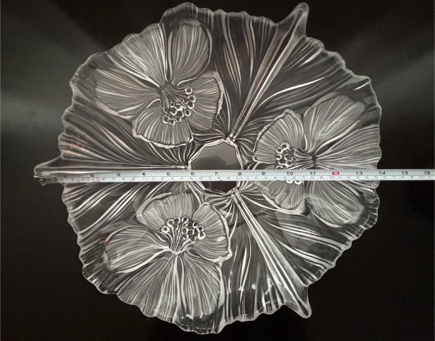 Vintage Mikasa Frost Crystal Floral Bowl image indicator(4)