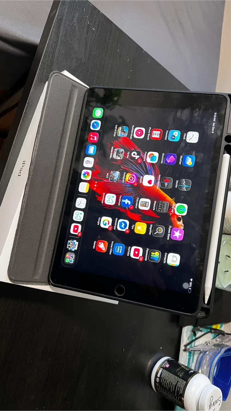 iPad gen9 with 3rd party  Pencil & Case image indicator(3)