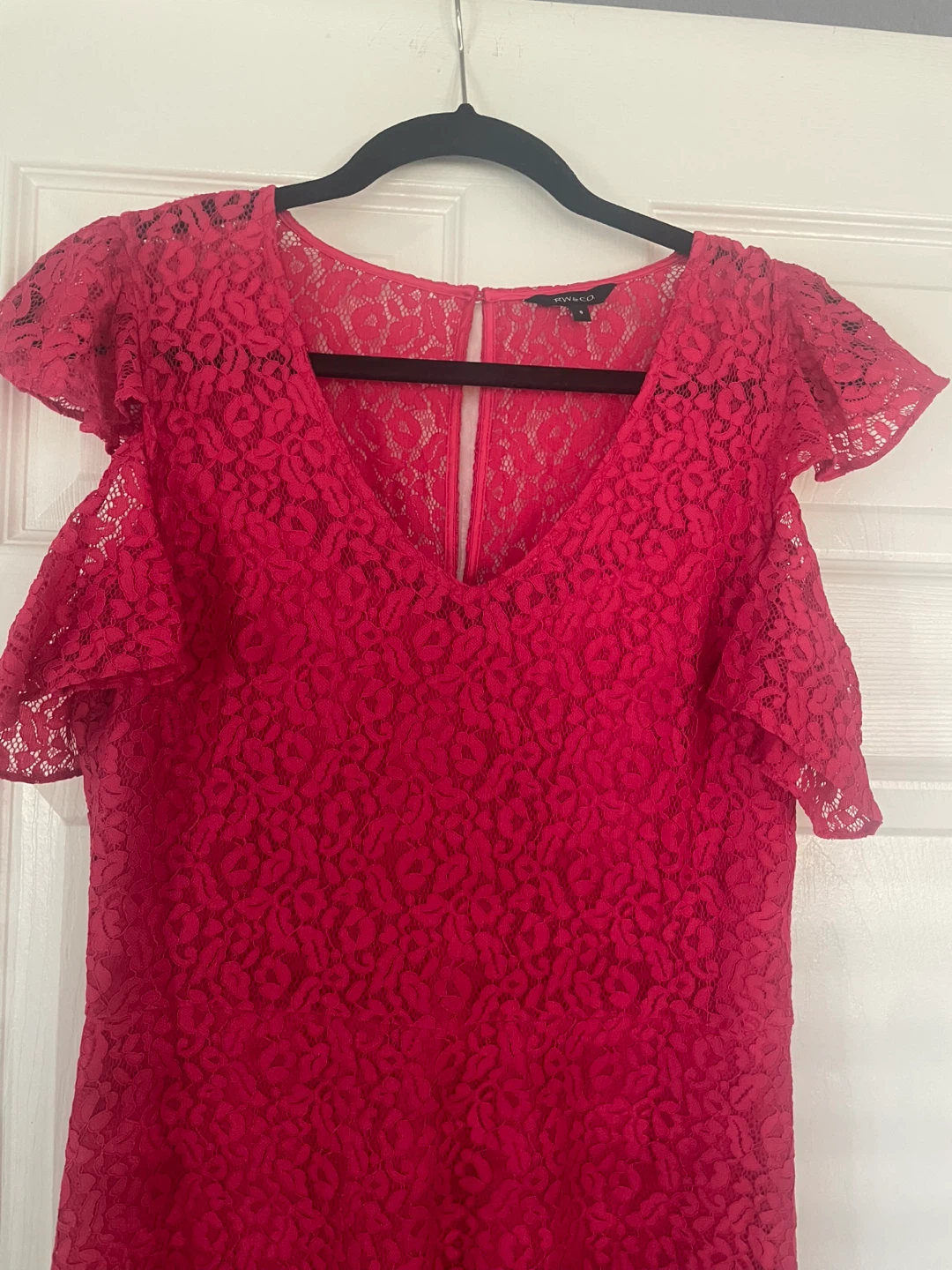 RW&CO. Pink Lace Dress - Size 8 - photo 2