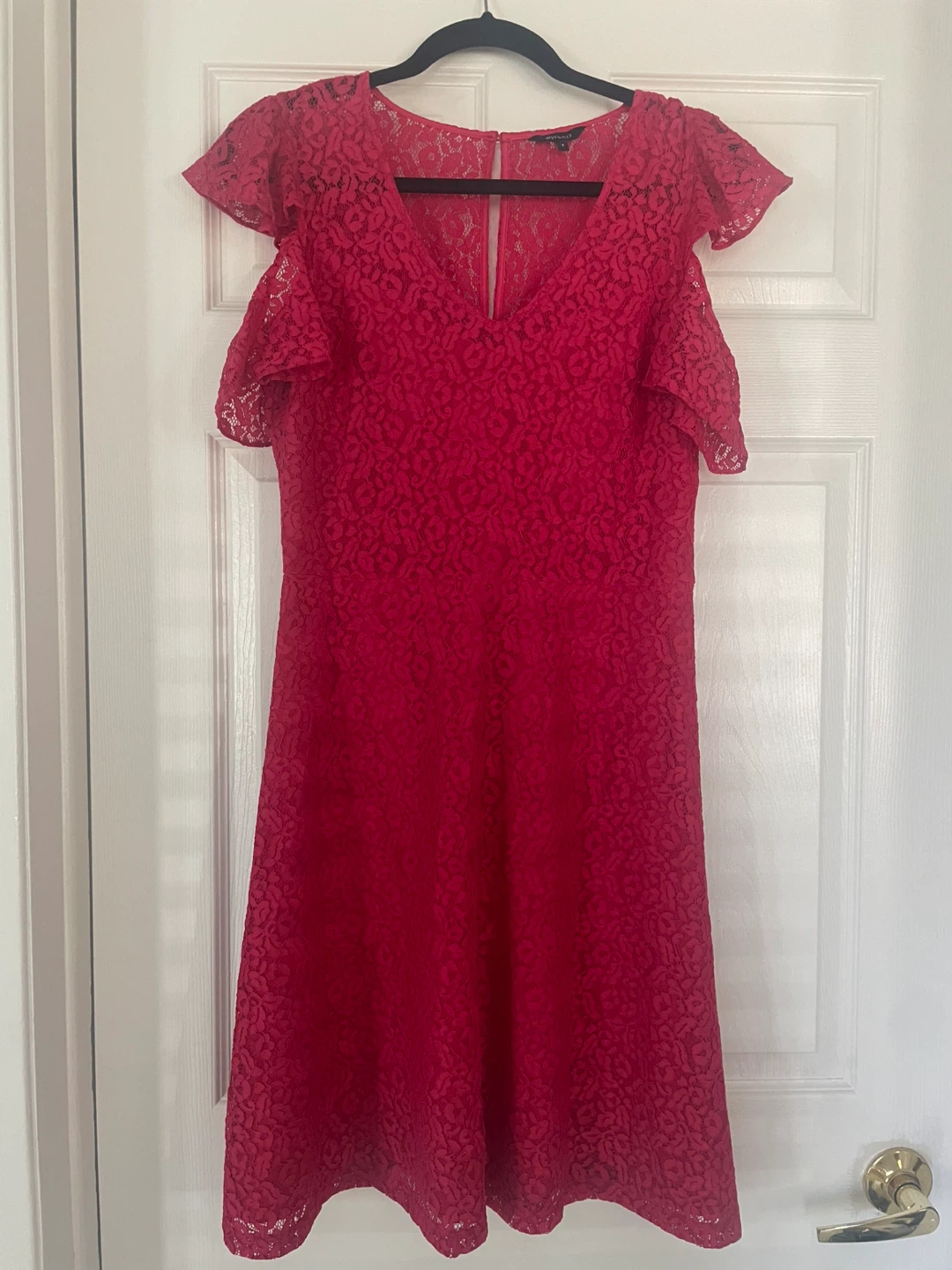 RW&CO. Pink Lace Dress - Size 8