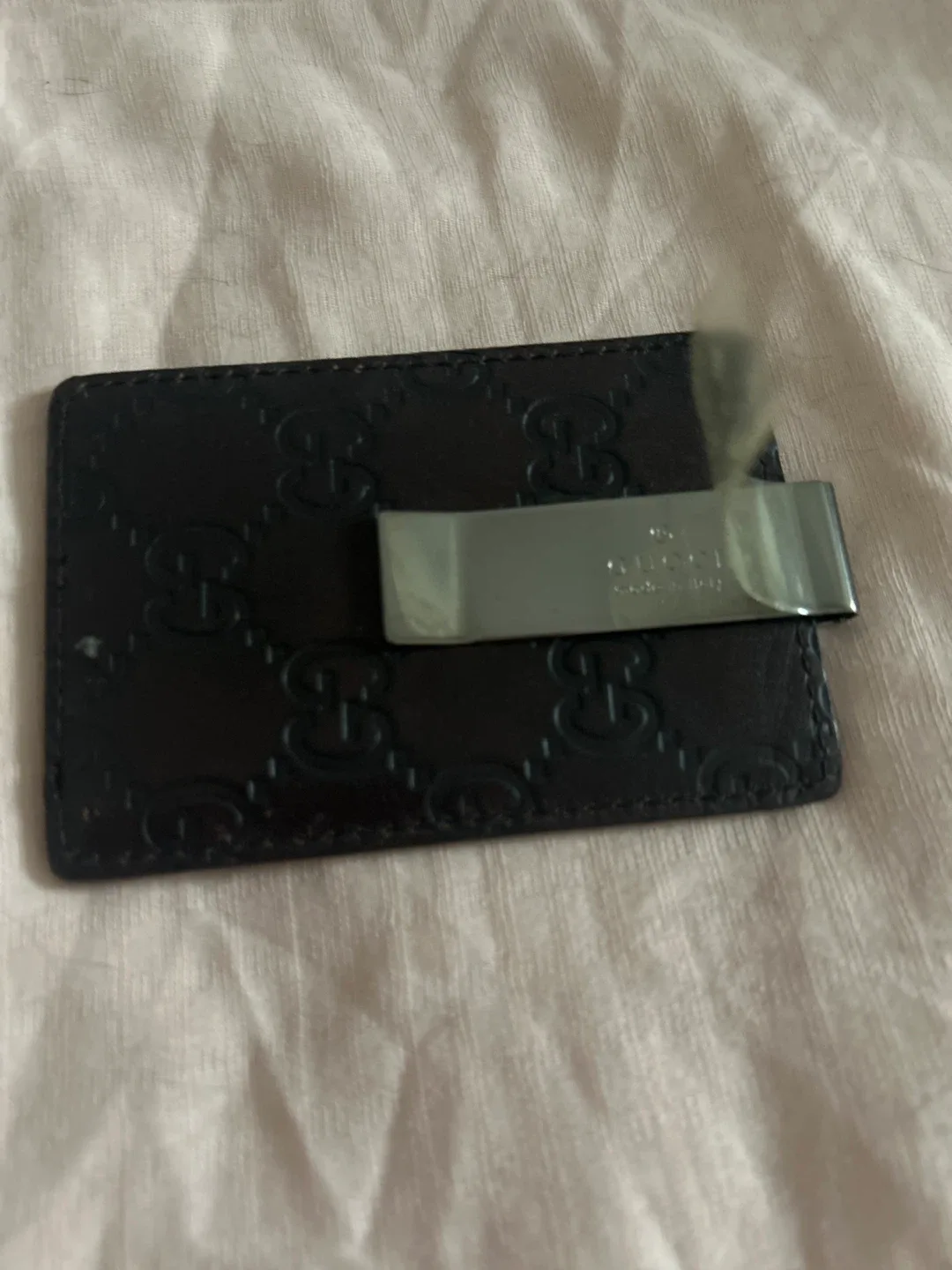 Gucci Leather Card Holder with Money Clip image indicator(2)