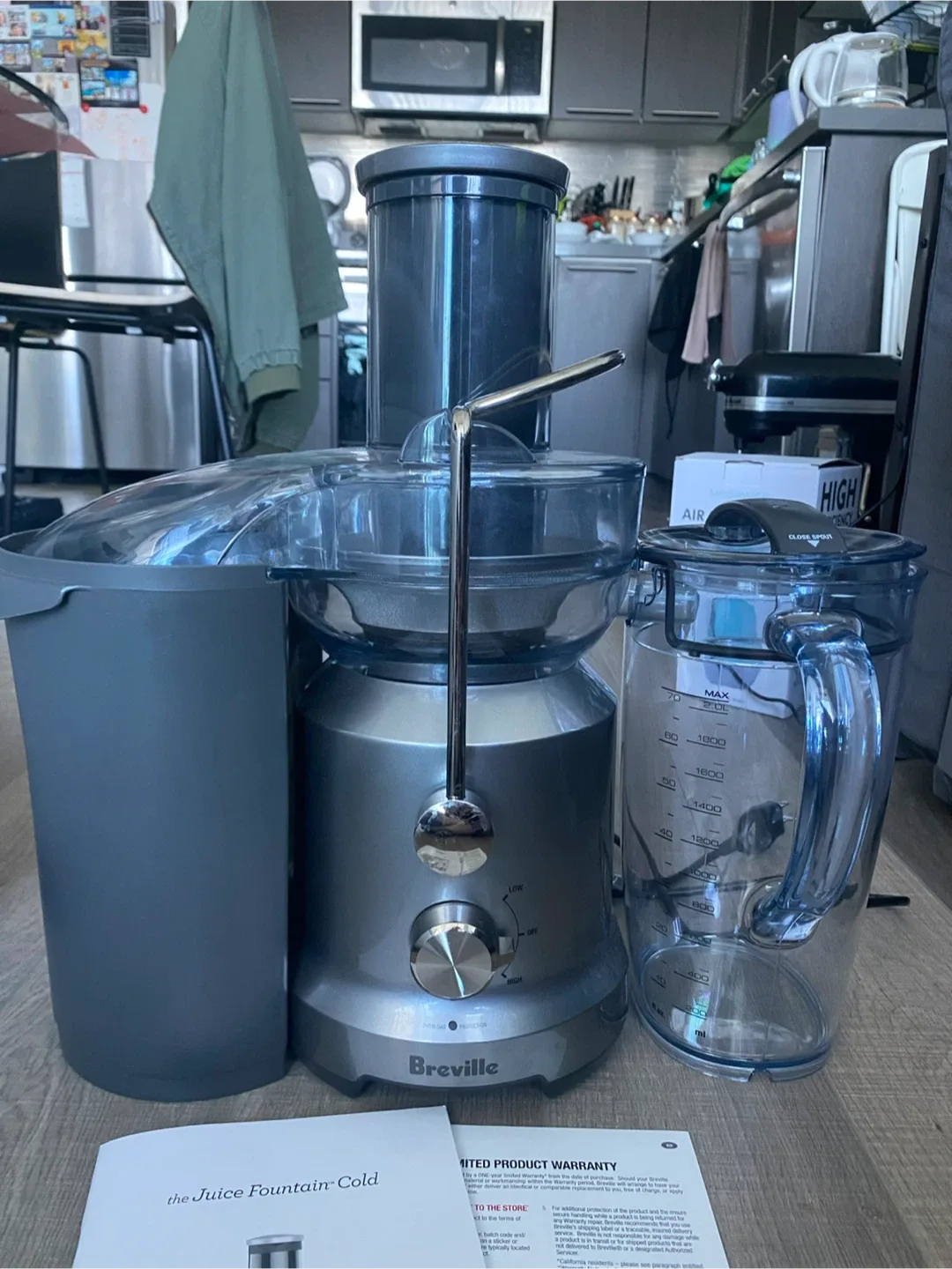 Breville Juice Fountain Cold Juicer #cleanout