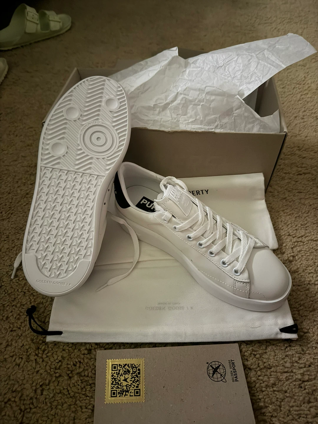 New Golden Goose Pure Star Sneakers - White