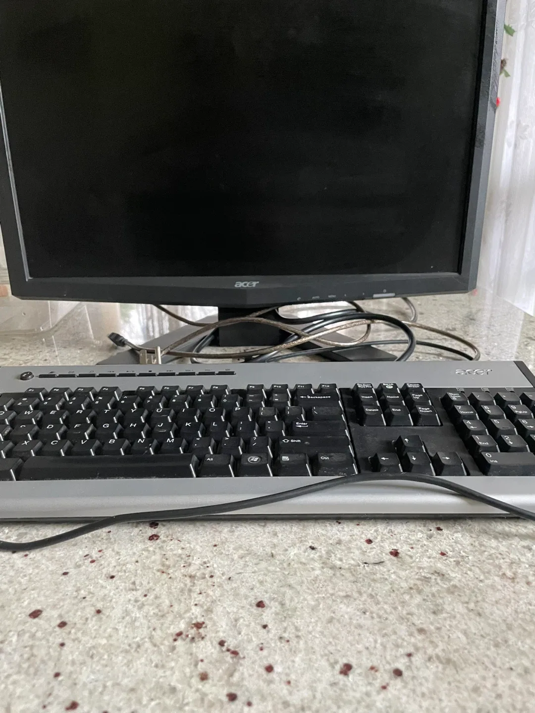 Acer Monitor & Keyboard