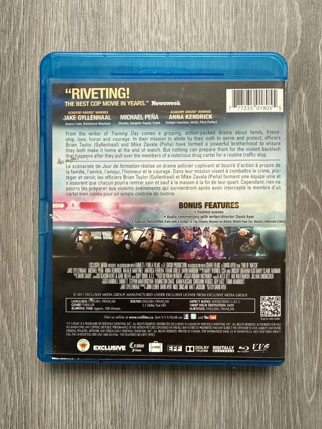 End of Watch Blu-ray #Cleanout - photo 2