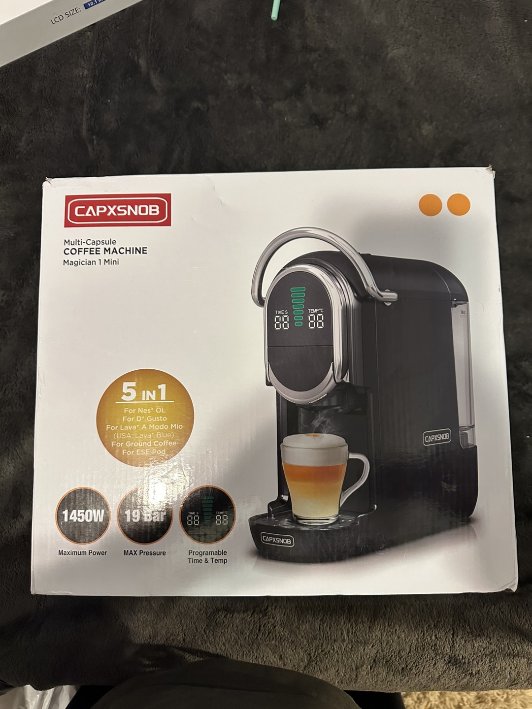 CAPXSNOB Multi-Capsule Coffee Machine Magician1 Mini - Black