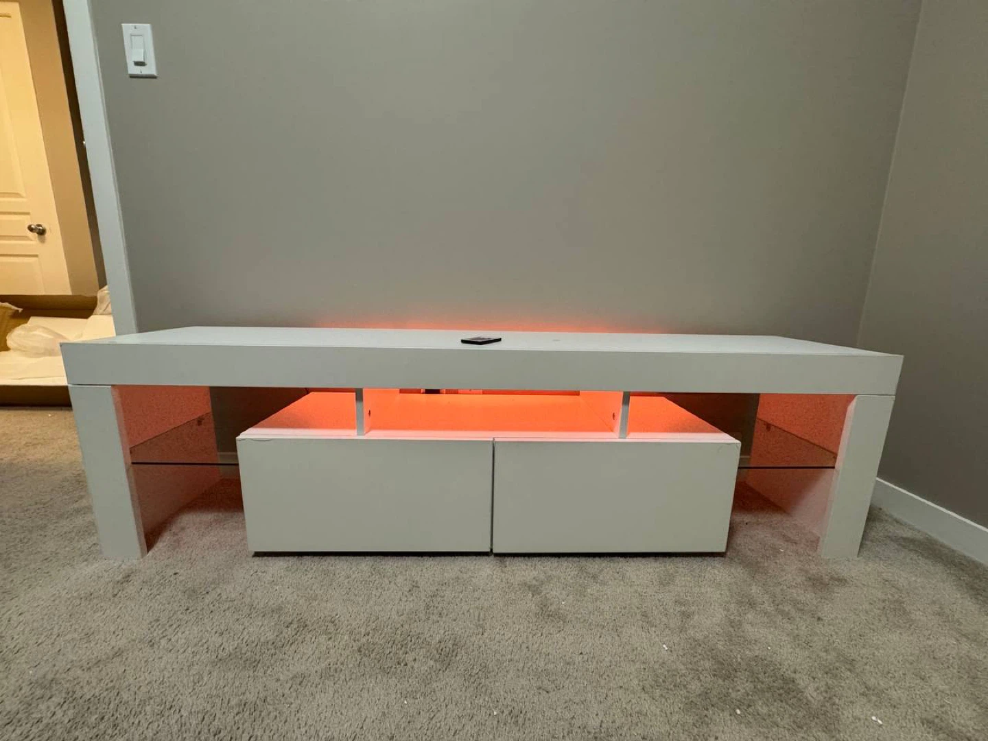 White LED Entertainment Unit