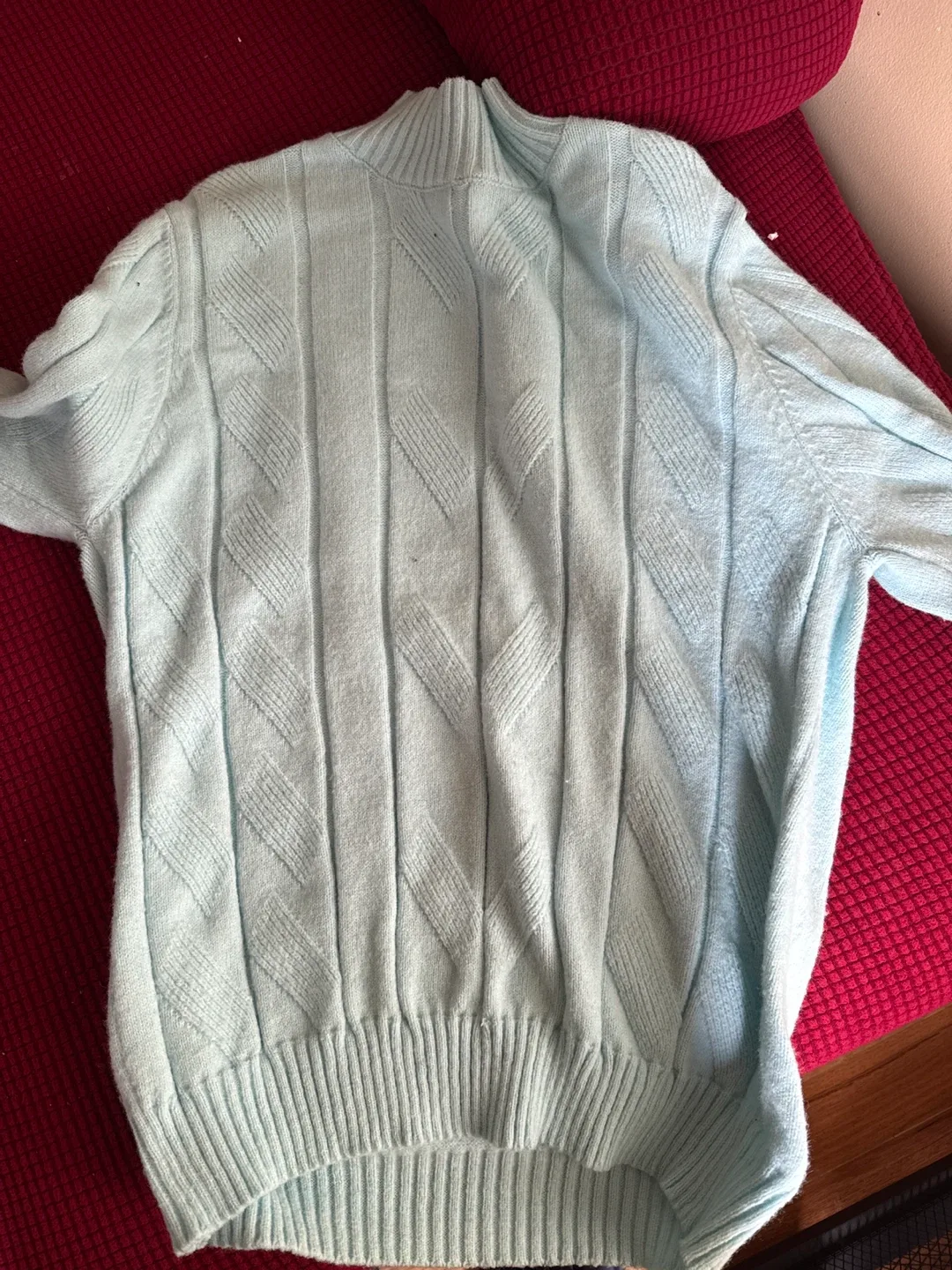 Light Blue Knit Sweater