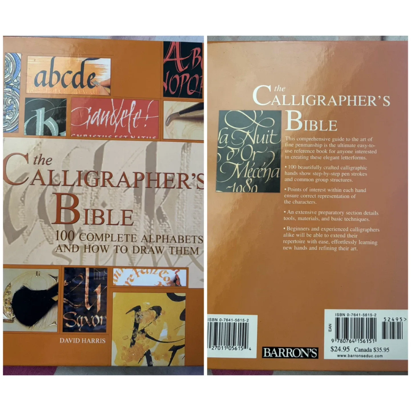 (Book) "The Calligrapher's Bible" by David Harris