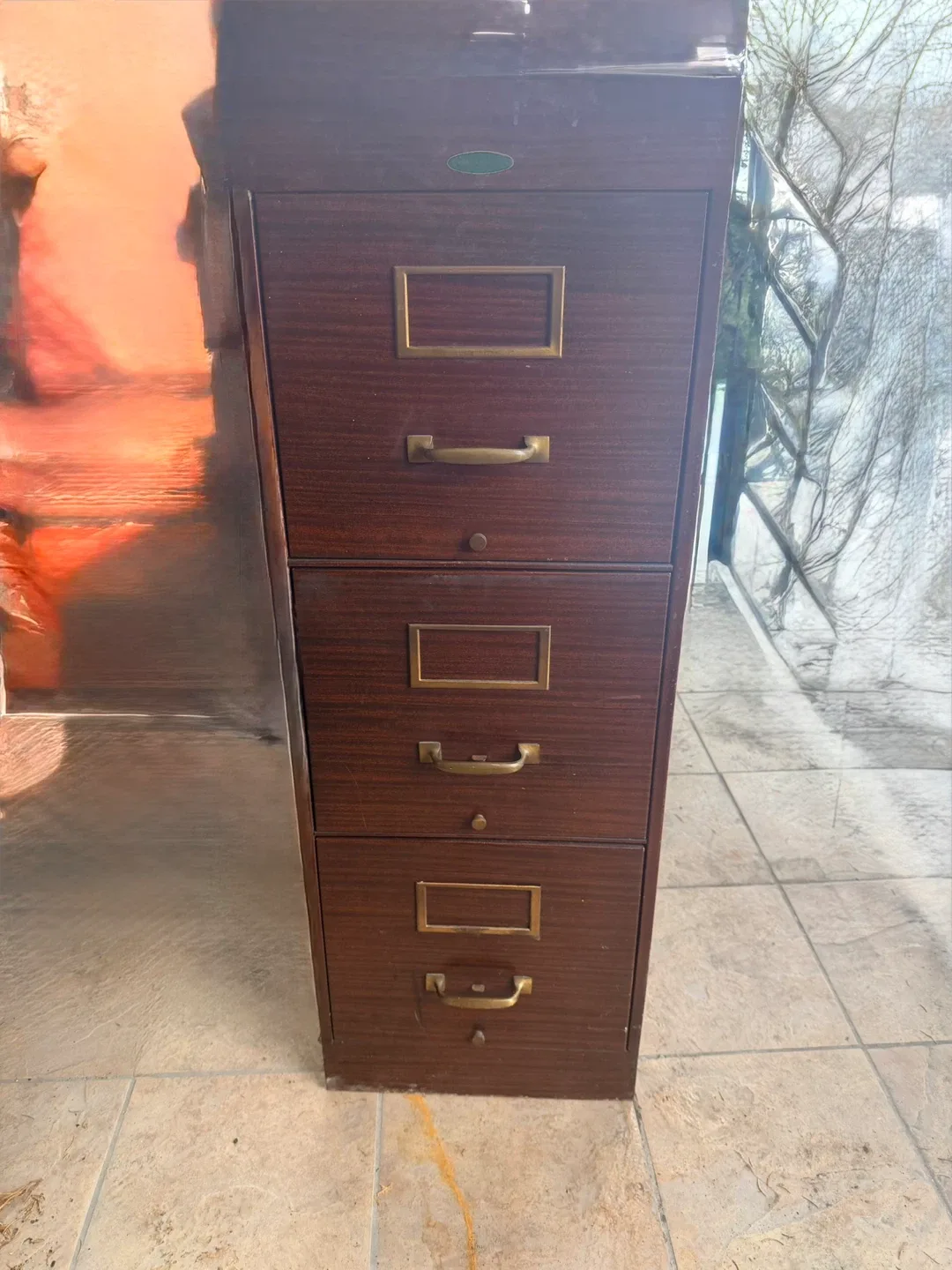 Vintage 3-Drawer Filing Cabinet