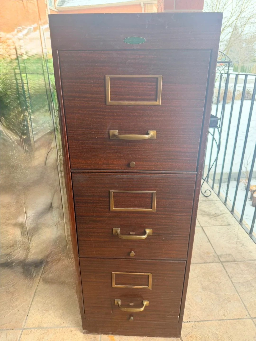 Vintage 3-Drawer Filing Cabinet image indicator(3)