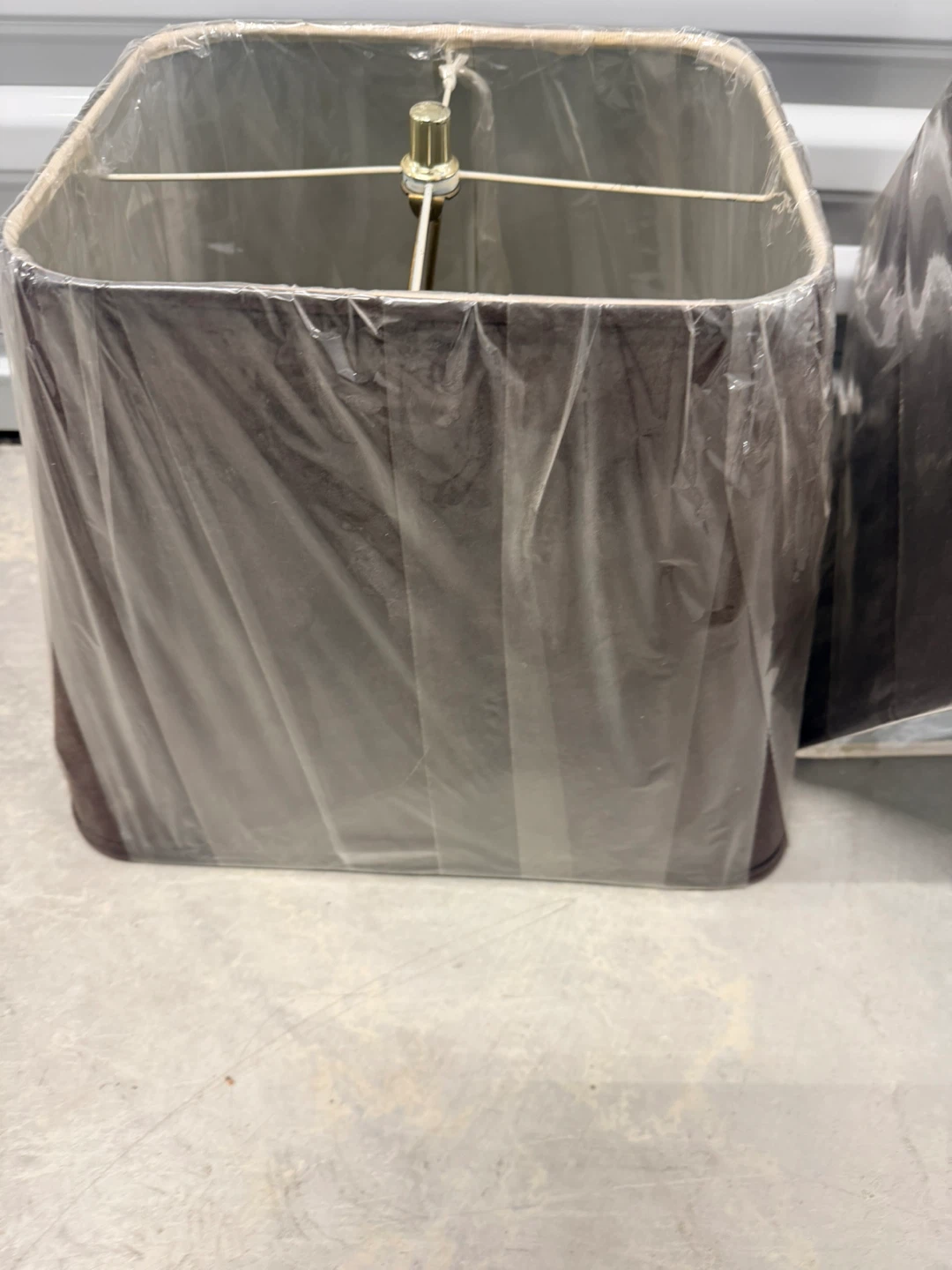 Brown Square Lamp Shades - Set of 2 - photo 3