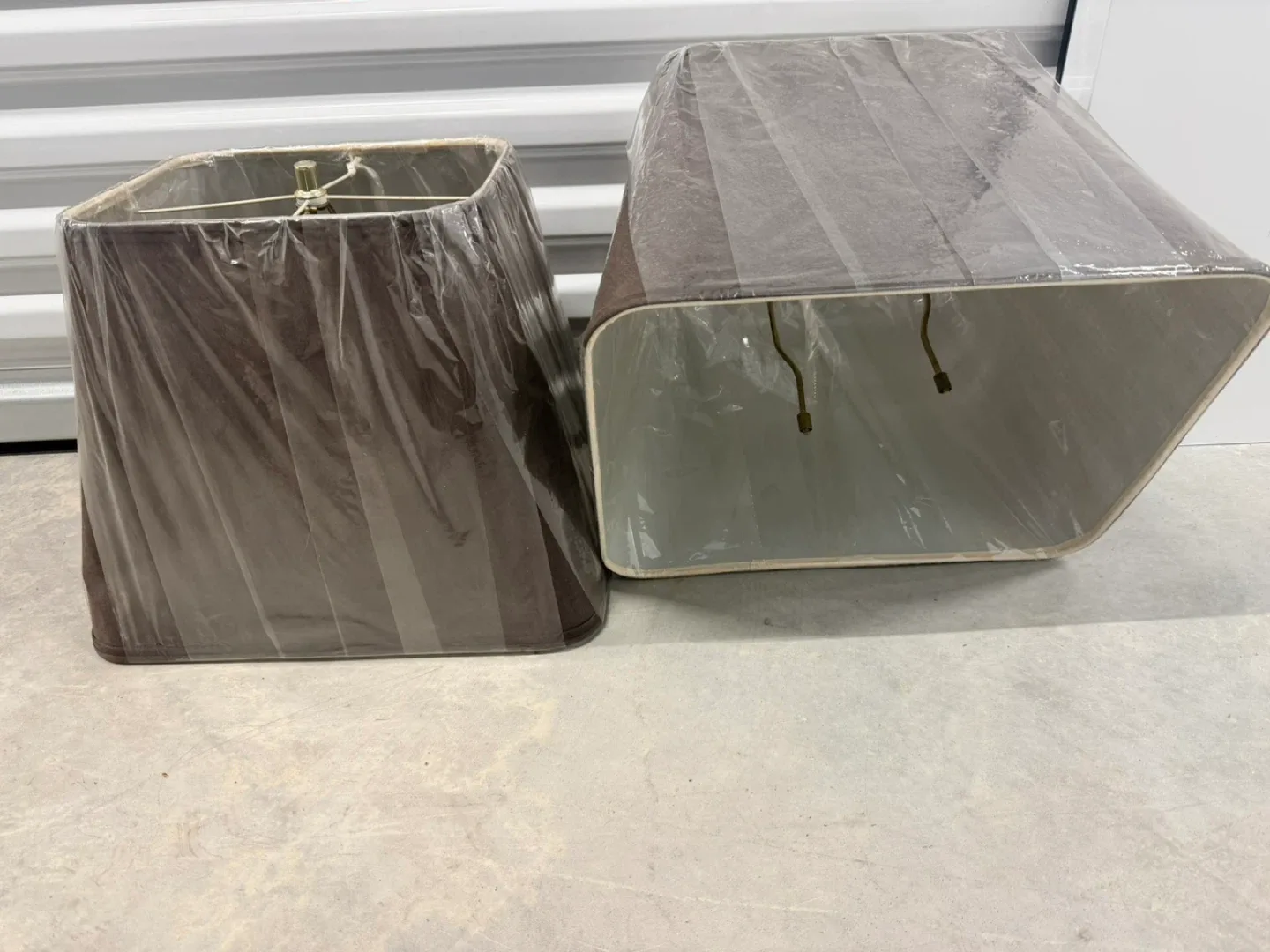 Brown Square Lamp Shades - Set of 2 image indicator(2)