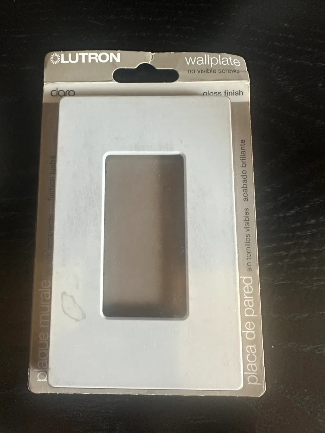 Lutron Claro White Wallplate - New