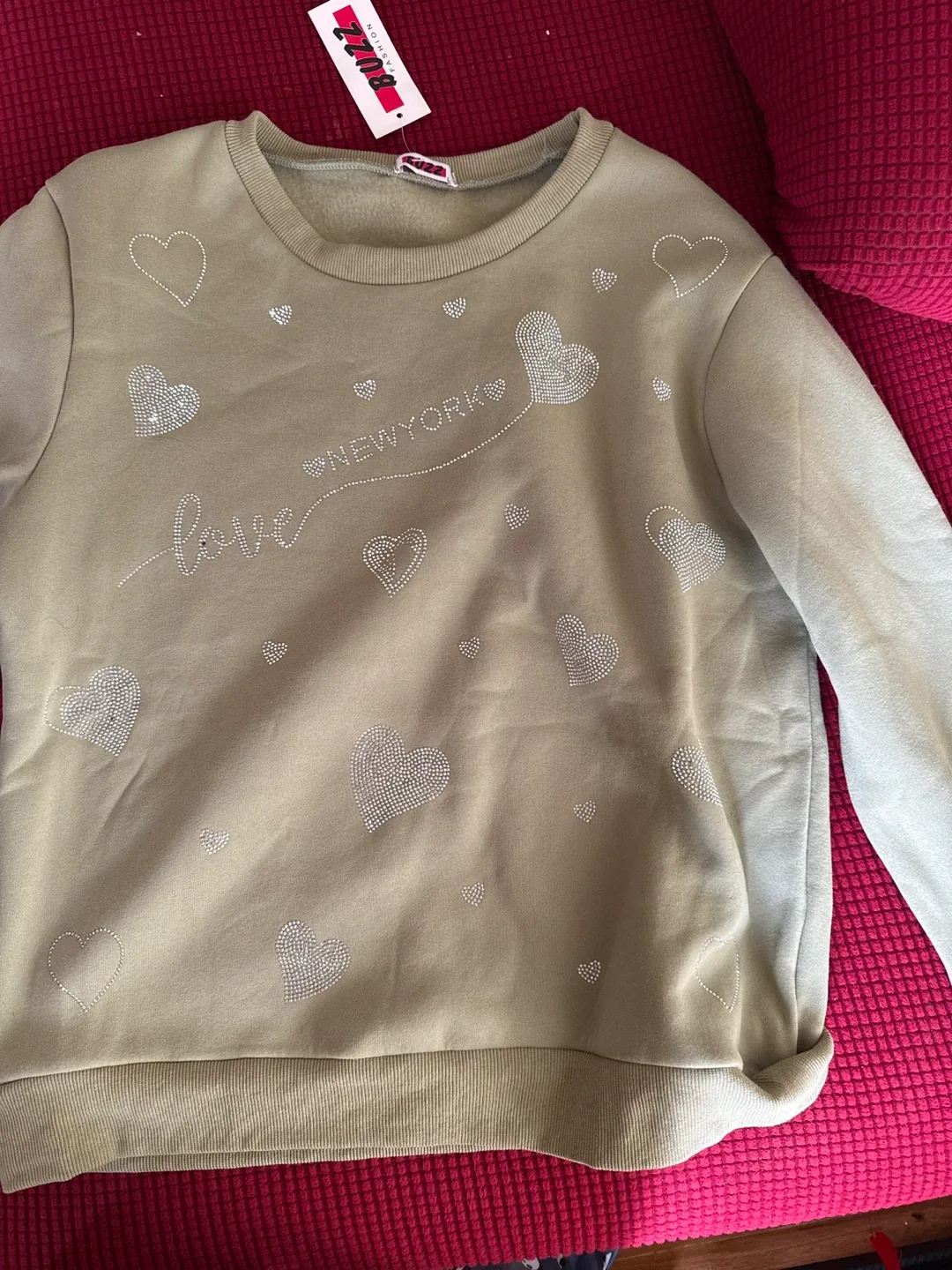 Buzz Fashion Olive Green Sweatshirt