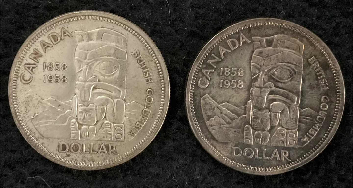 1958 British Columbia Dollar Coin image indicator(2)