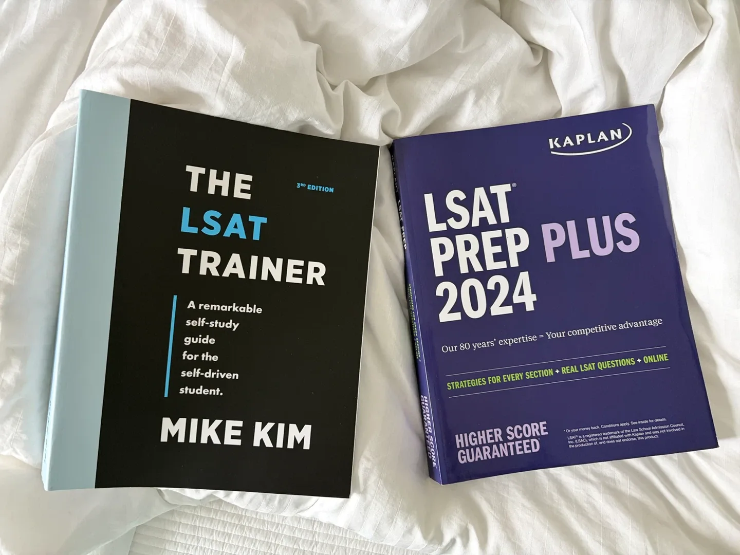 LSAT Trainer 3rd Edition (Mike Kim) & Kaplan Prep Plus 2024