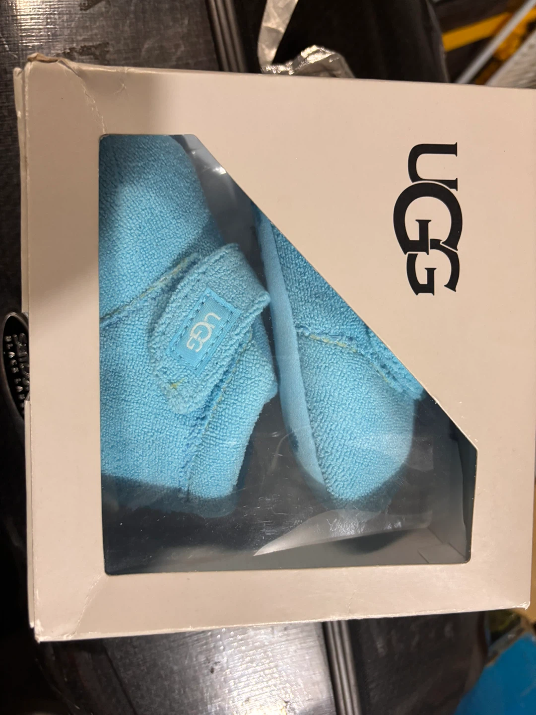 UGG Baby Bixbee Booties,12-18 Months, Blue