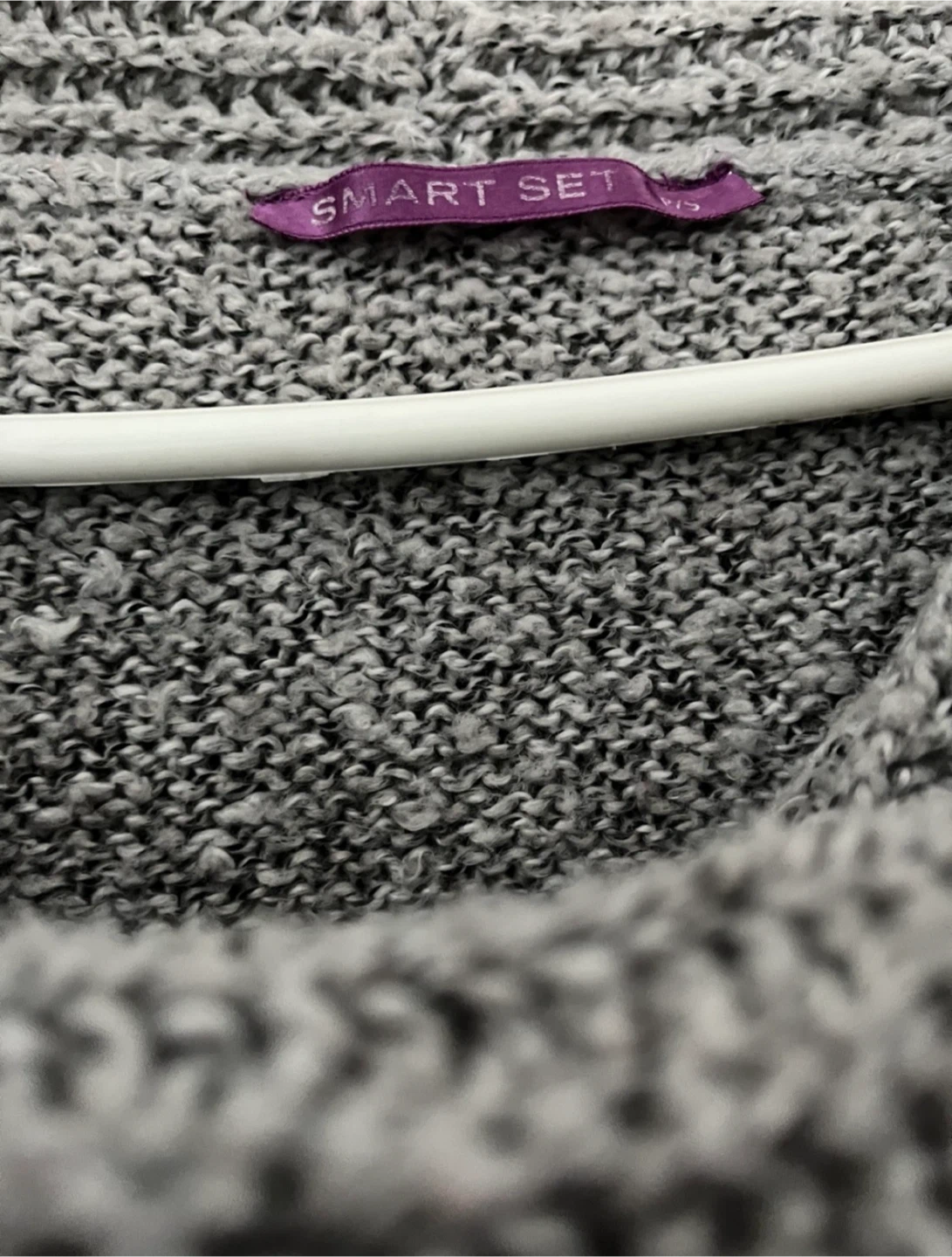 #Cleanout Smart Set Grey Knit Sweater size small - photo 2