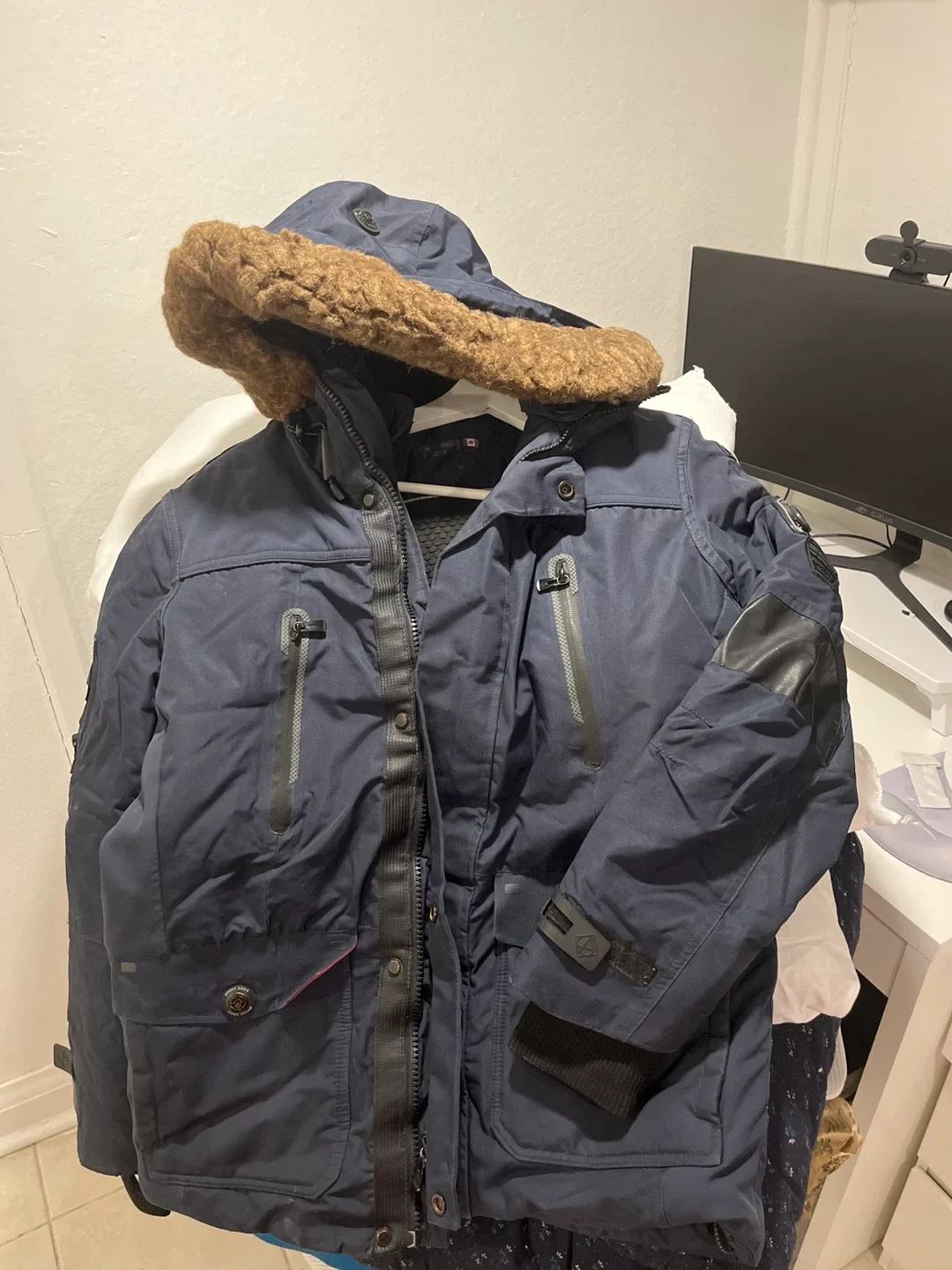 Point Zero Winter Jacket - Navy Blue