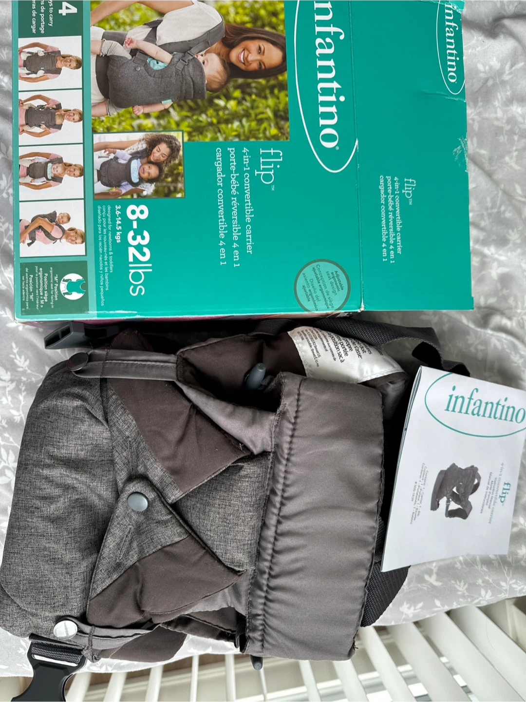 Infantino Flip 4-in-1 Convertible Carrier (8-32lbs)