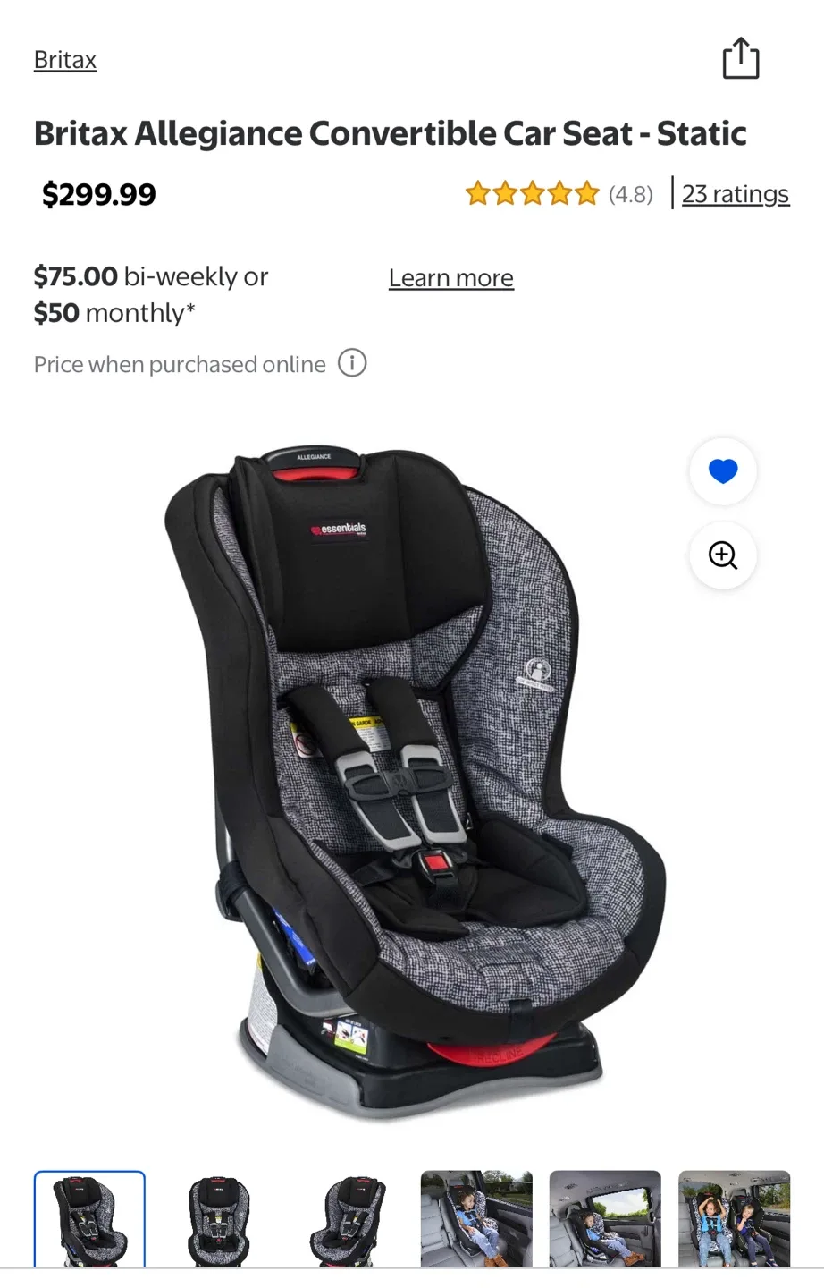 Britax Allegiance Convertible Car Seat image indicator(3)