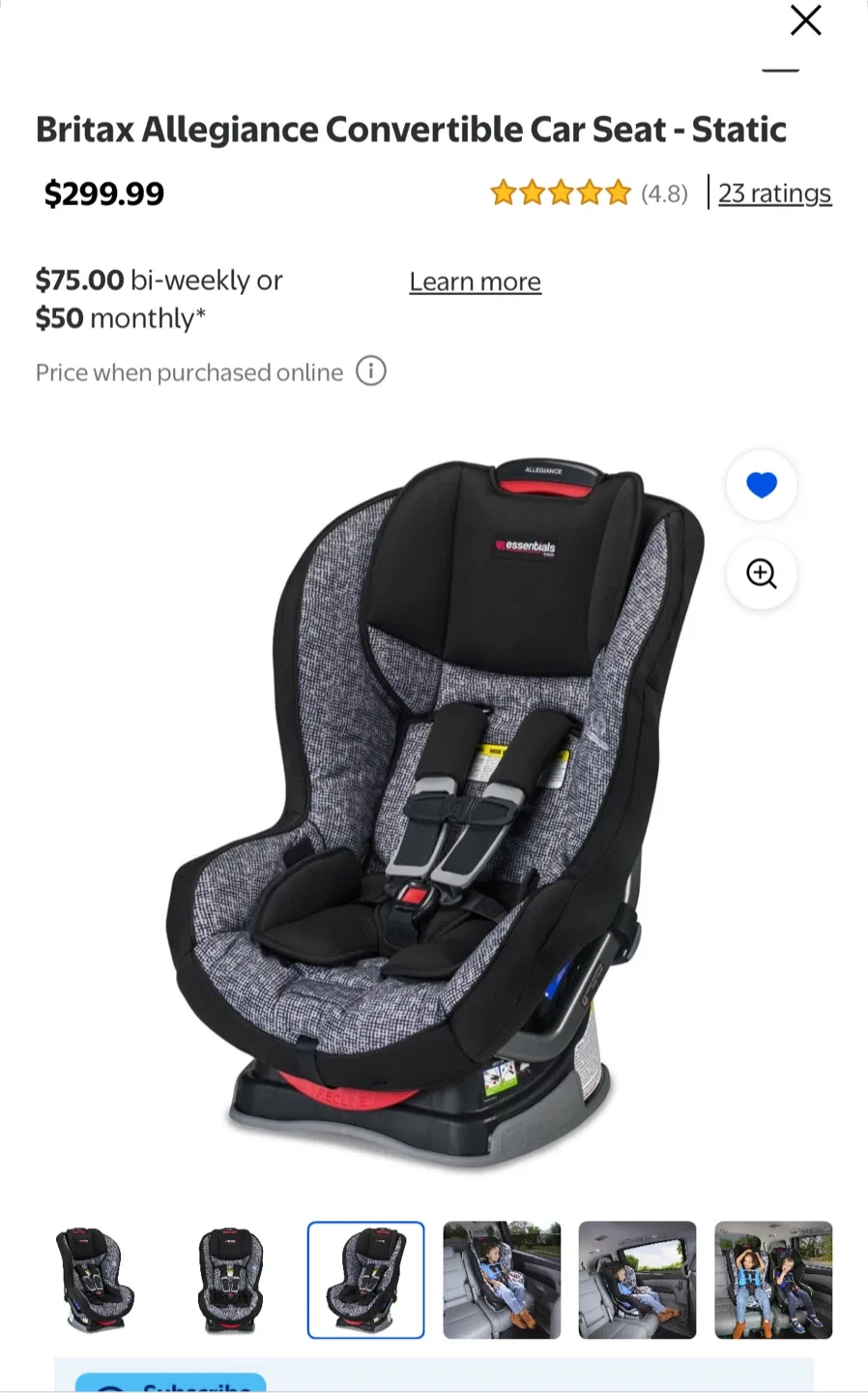 Britax Allegiance Convertible Car Seat image indicator(2)