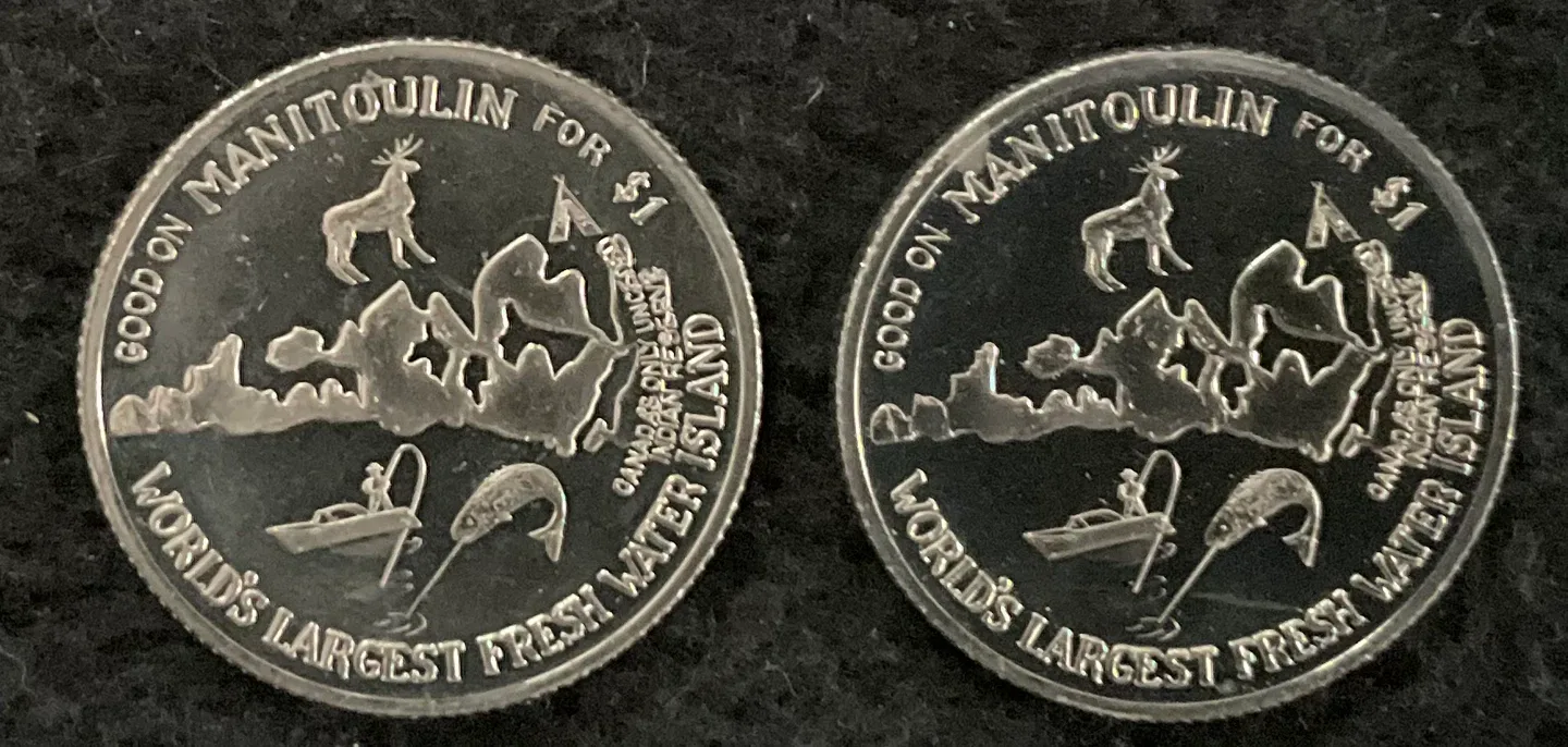 Manitoulin “Haweater” Dollar Coins